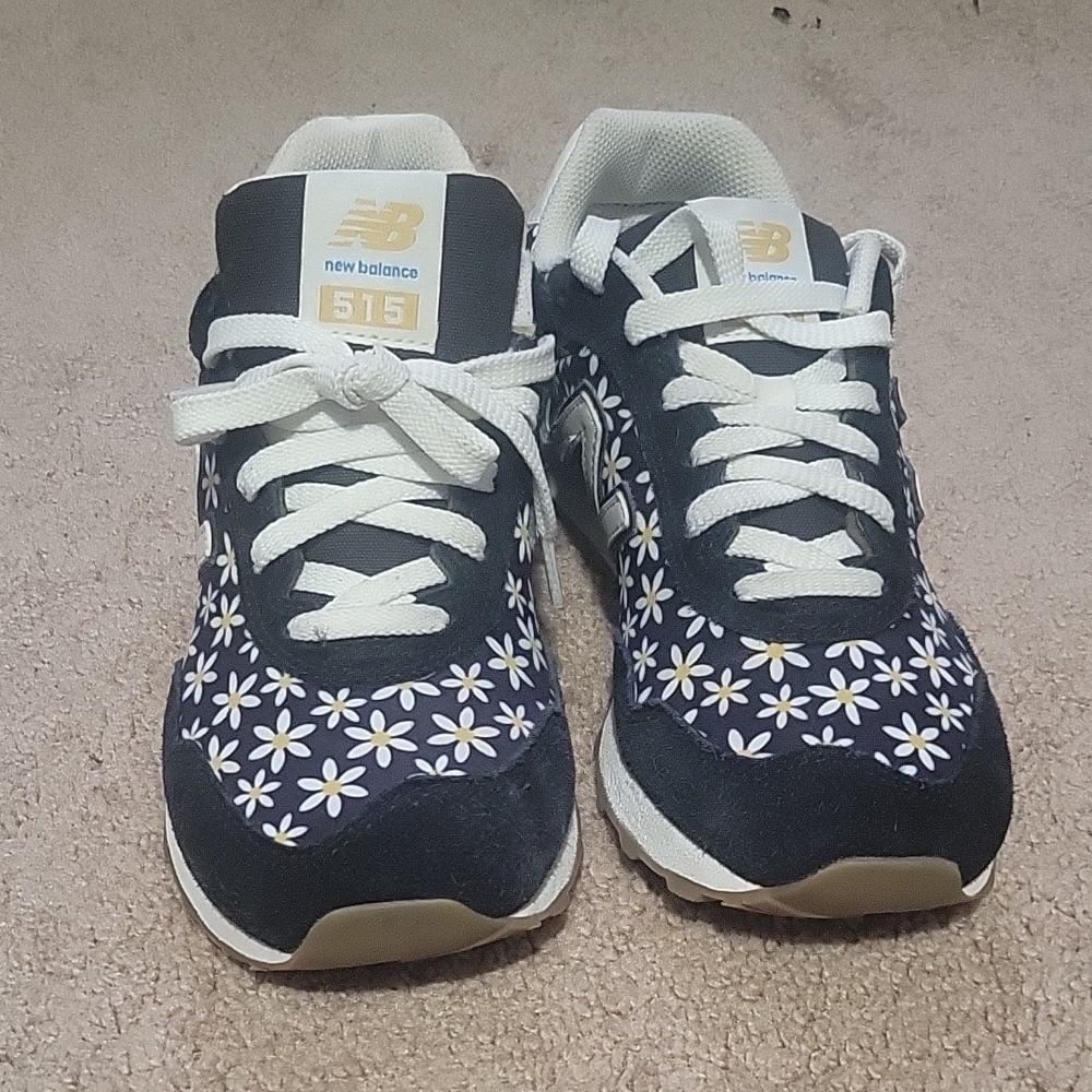 New Balance 515 Black Floral Women's Shoes